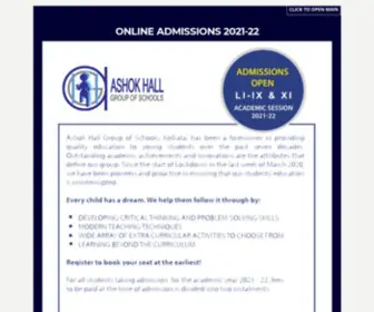 Ashokhall.net(Ashok Hall Schools) Screenshot