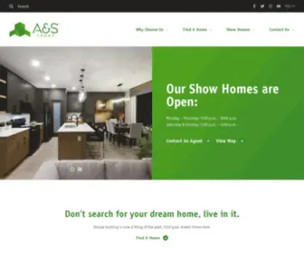 Ashomes.ca(New Home Builders Winnipeg) Screenshot