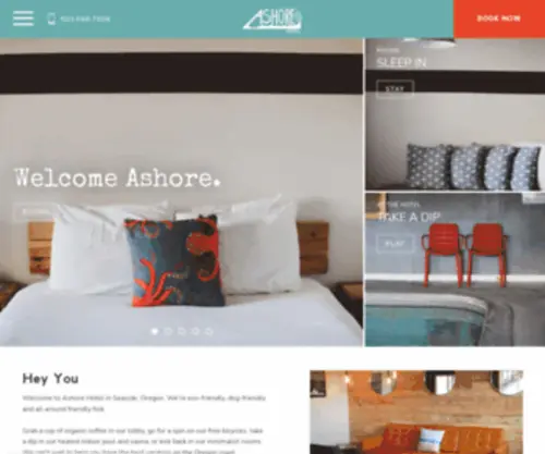 Ashorehotel.com(Seaside Hotel) Screenshot
