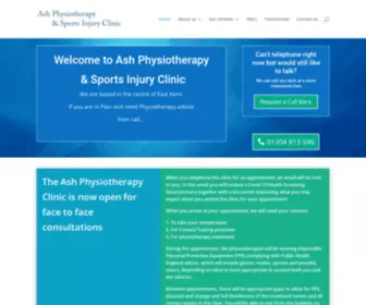 Ashphysiotherapy.co.uk(Ash Physiotherapy and Sports Injury Clinic) Screenshot