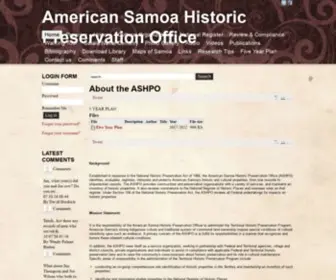 Ashpo.org Screenshot
