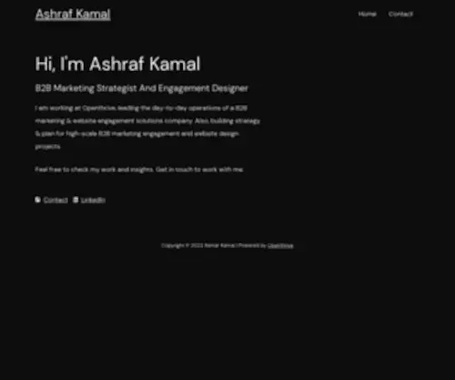 Ashrafkamal.com(The lifestyle you deserve) Screenshot
