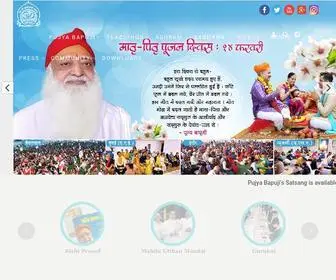Ashram.org(Pujya Asharam Ji Bapu is The Spiritual Revolutionist) Screenshot