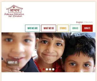 Ashrayainitiative.org(Ashraya Initiative for Children) Screenshot