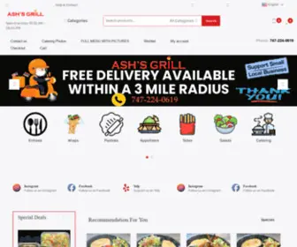 Ashsgrill.com(00 PM) Screenshot