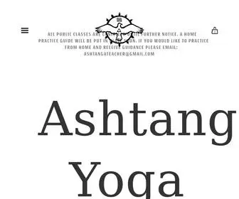 Ashtangabellingham.com(Ashtanga Yoga School of Bellingham and Mount Vernon) Screenshot