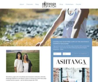 Ashtangadispatch.com(The Ashtanga Yoga Dispatch) Screenshot