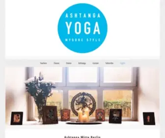 Ashtangamitteberlin.de(Ashtanga Yoga Berlin Mitte) Screenshot