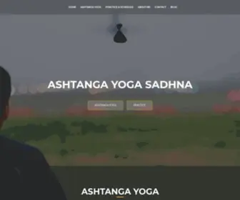 Ashtangayogasadhna.com(Ashtanga Yoga Sadhna) Screenshot