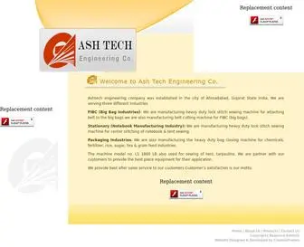 Ashtechsewing.com(ASH TECH Engineering Co) Screenshot