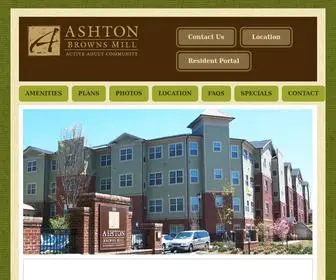 Ashtonbrownsmill.com(Welcome Home) Screenshot