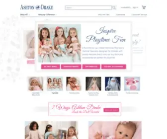 Ashtondrake.com(Collectible Dolls from The Ashton) Screenshot