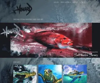 Ashtonhoward.com(Surf Art Paintings) Screenshot