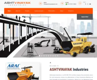 Ashtvinayakpaver.com(Paver Machine Manufacturer) Screenshot