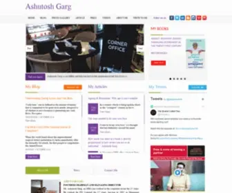 Ashutoshgarg.in(Ashutosh Garg) Screenshot