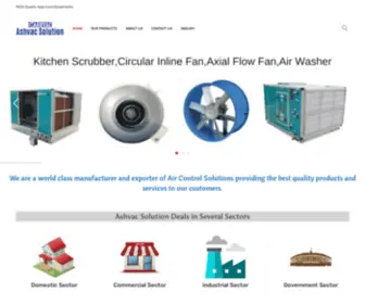 Ashvacsolution.in(Air Control Solutions) Screenshot