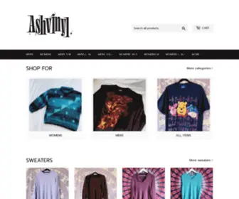 Ashvinyl.co.nz(Create an Ecommerce Website and Sell Online) Screenshot