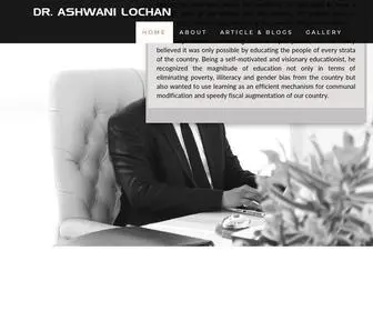 Ashwanilochan.com(Ashwani Lochan Aggarwal) Screenshot