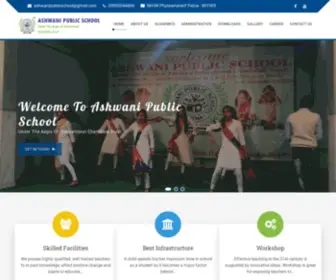 Ashwanipublicschool.com(Ashwani Public School) Screenshot