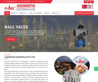 Ashwathi.com(Ball Valve) Screenshot