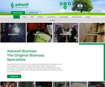 Ashwellbiomass.com(Biomass boilers from Ashwell Biomass in Leicester) Screenshot