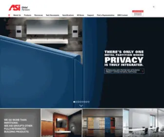 Asi-Globalpartitions.com(ASI Global Partitions) Screenshot