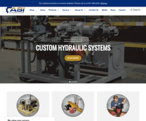 Asi-HYdraulics.com(ASI Hydraulics) Screenshot