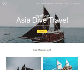 Asia-Dive-Travel.com(Asia Dive Travel) Screenshot