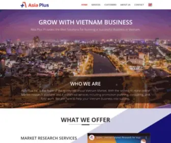 Asia-Plus.net(Vietnam Market Research for Your Business) Screenshot