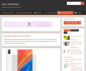 Asia-Shopping.eu(Comment bien acheter & voyager en Chine) Screenshot