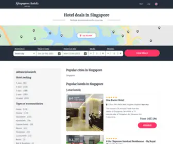 Asia-Singapore-Hotels.com(Singapore hotels & apartments) Screenshot