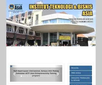 Asia.ac.id(Institut ASIA) Screenshot