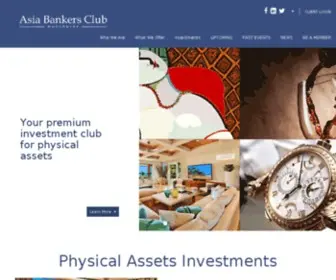 Asiabankersclub.com(Asia Bankers Club) Screenshot