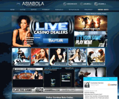 Asiabola.net Screenshot