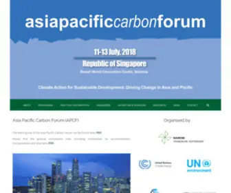 Asiacarbonforum.com(Asia Pacific Carbon Forum) Screenshot