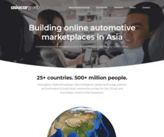 Asiacargroup.com(Online Automotive Marketplaces in Asia) Screenshot