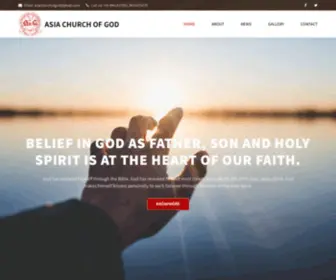 Asiachurchofgod.com(Demo project) Screenshot