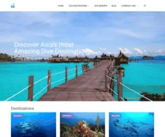 AsiadivingVacation.com(Go Diving in Asia) Screenshot