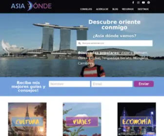 Asiadonde.com(Asia Dónde) Screenshot