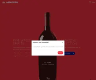 Asiaeurowines.com(AsiaEuro) Screenshot