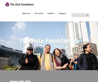 Asiafoundation.org(The Asia Foundation) Screenshot