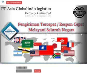 Asiaglobalindologistics.com(Jasa Pengiriman Internasional) Screenshot