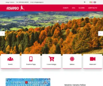 Asiago.to(Official tourism website) Screenshot