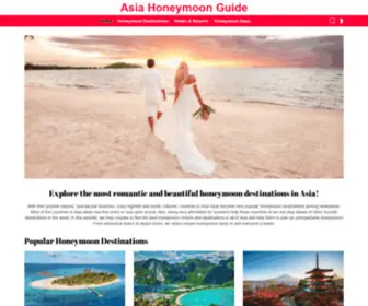 Asiahoneymoonguide.com(Cheap Honeymoon Destinations & Ideas in Asia) Screenshot