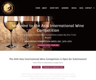 Asiainternationalwinecompetition.com(Asia International Wine Competition) Screenshot