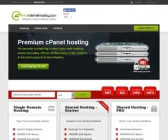 Asiainternethosting.com(CPanel Reseller Hosting) Screenshot