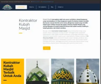 Asiajayakubah.com(Kontraktor Kubah Masjid Enamel & Galvalum) Screenshot