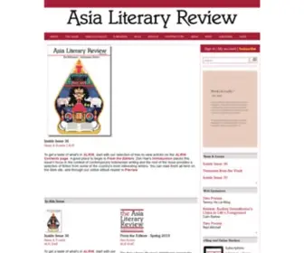 Asialiteraryreview.com(Frontpage Articles) Screenshot