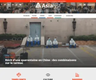 Asialyst.com(Votre média sur l'asie) Screenshot