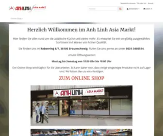 Asiamarktonline.de(Anh Linh Asia Markt) Screenshot